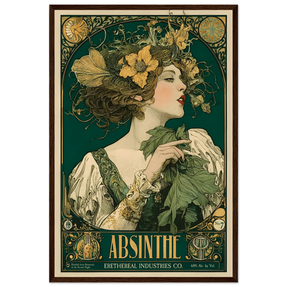 L’Absinthe d’Ombre - Poster & Framed Print