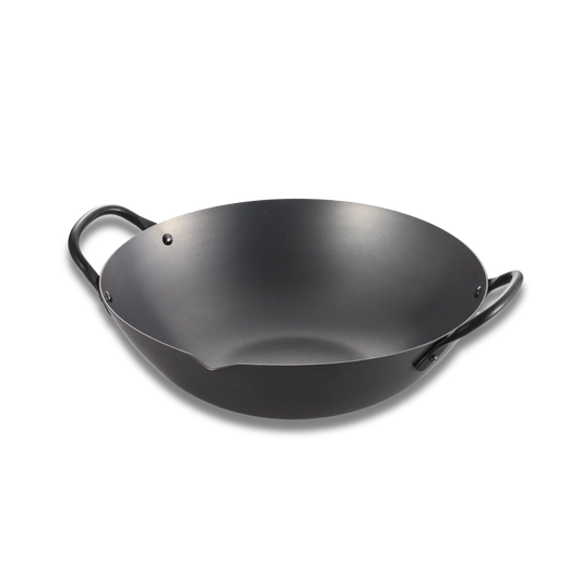 Yoshikawa Cook-Pal Ren Series 36 cm Guangdong Wok – Nitrided Carbon Steel