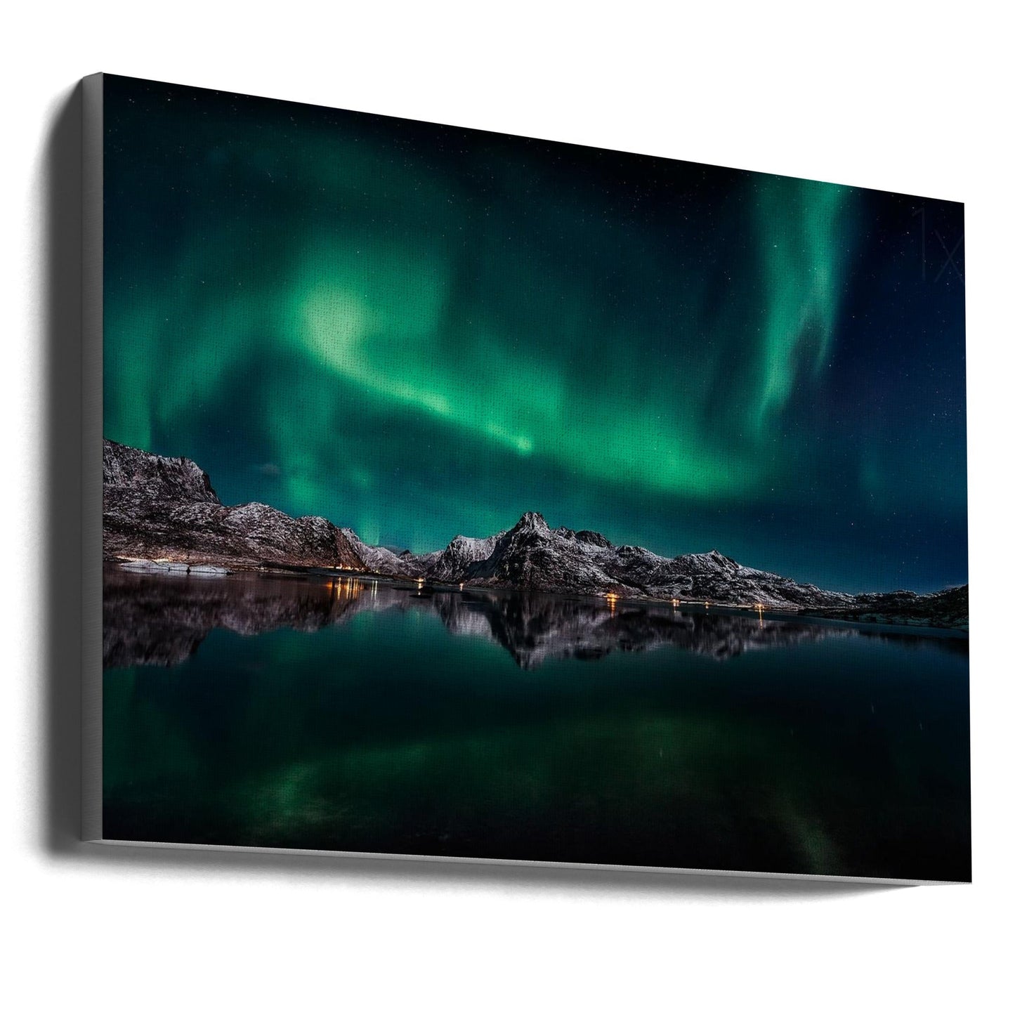 Lofoten Aurora Reflection