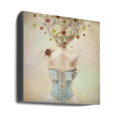 Wall art Girl of the flower garden