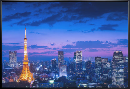 Wall art Tokyo night view