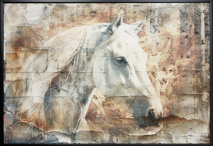 Wall art Horse Animal Vintage Art Illustration Wallart 06