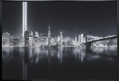 Wall art Unforgettable 9-11. Manhattan