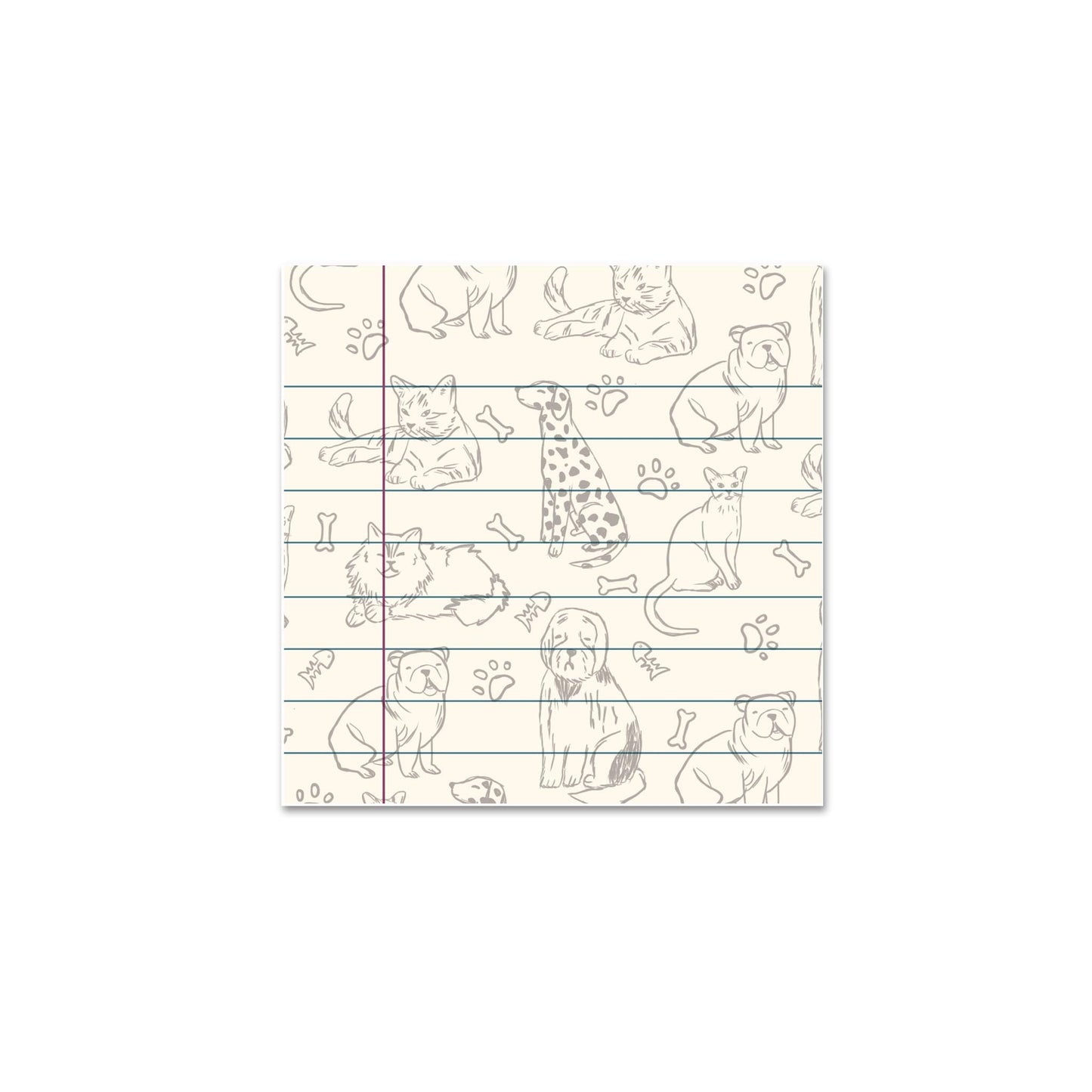 Cat & Dog Sticky Notes