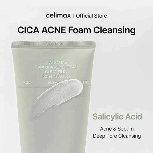 Celimax Ji Woo Gae Cica BHA Foam 150ml