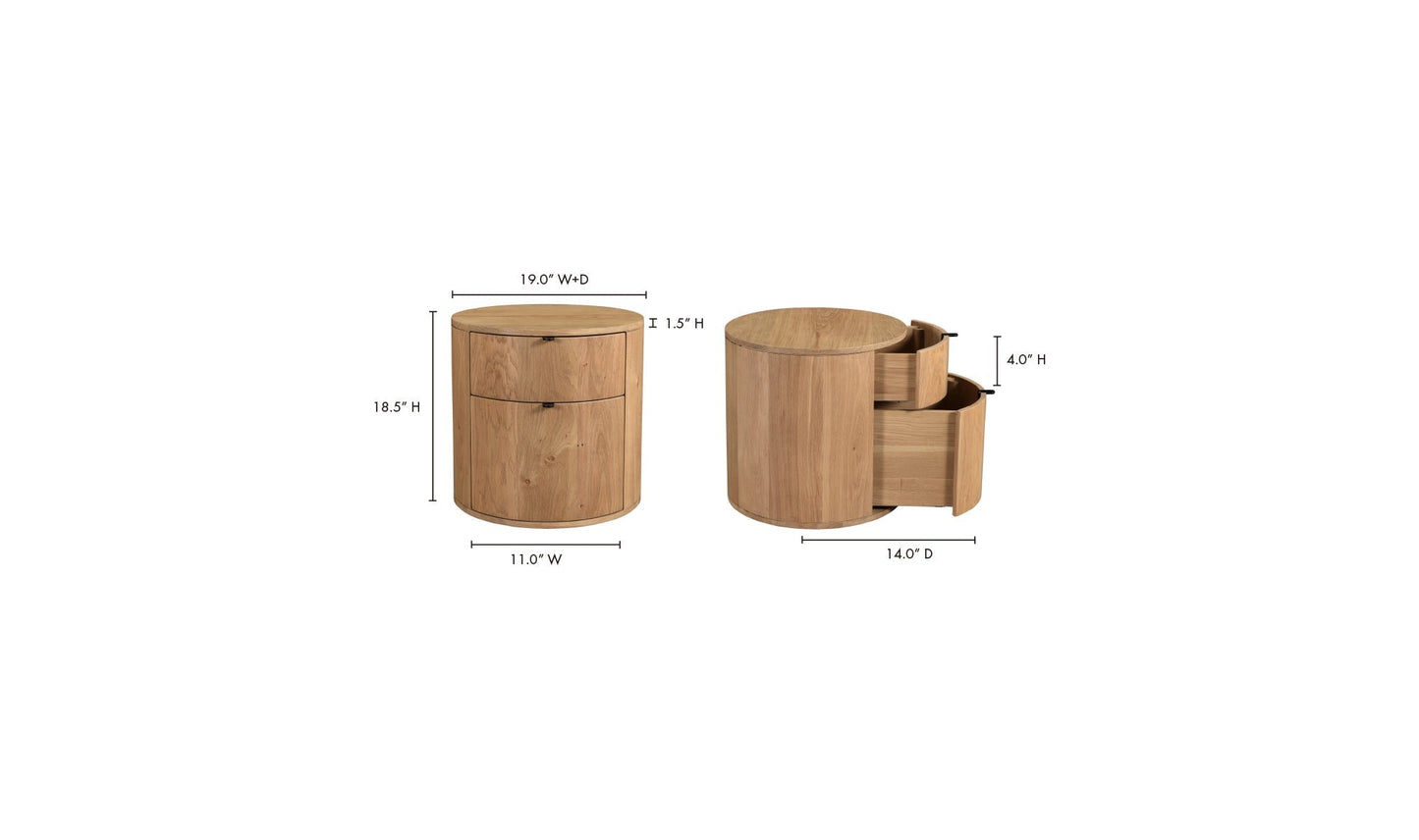 Colin Top-Grain Leather Bed