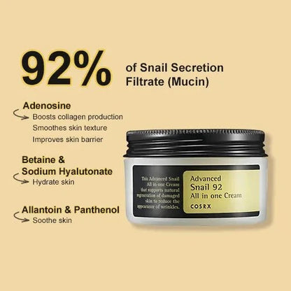COSRX Advanced Snail 92 All In One Cream 100g