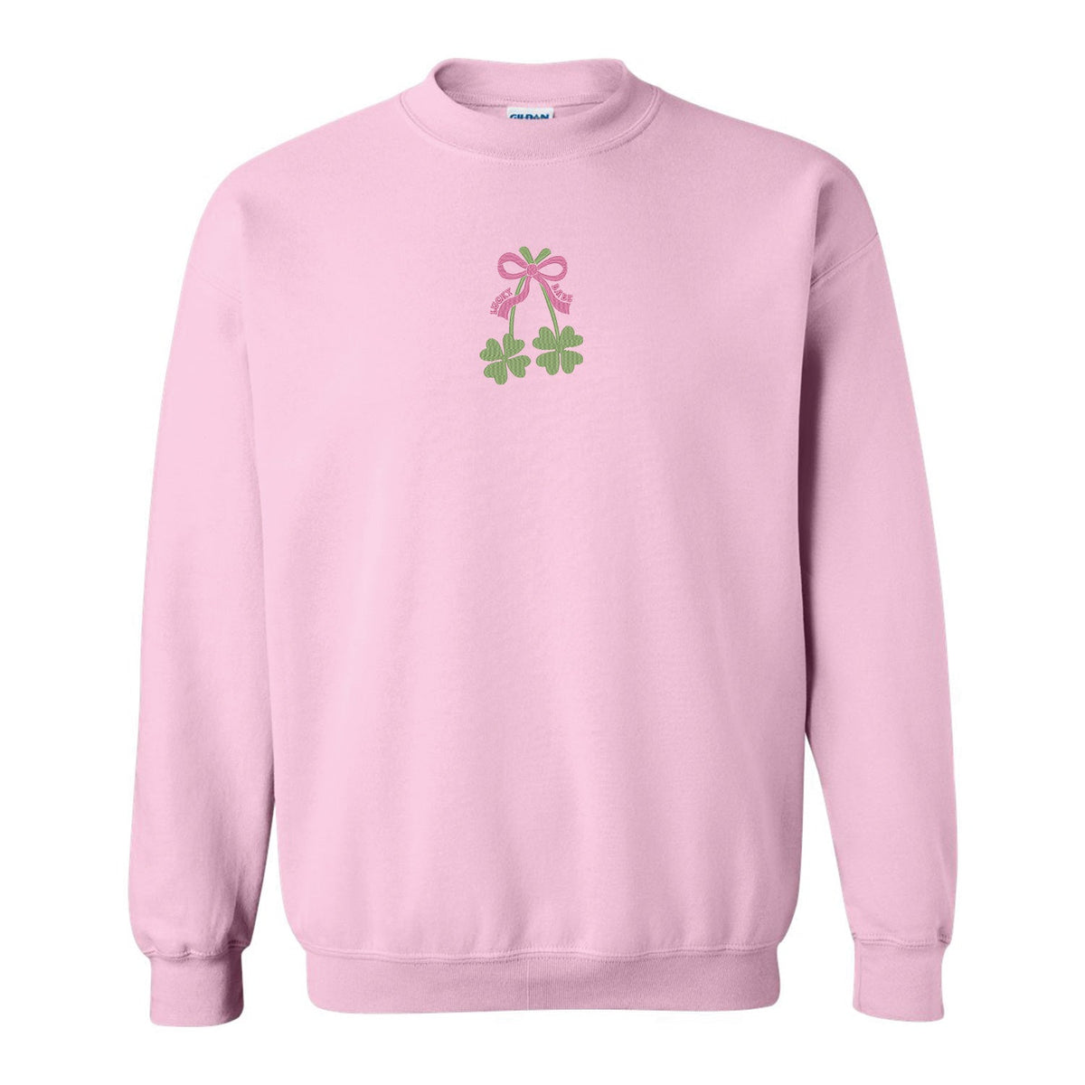 Crewneck "Lucky Babe" brodé