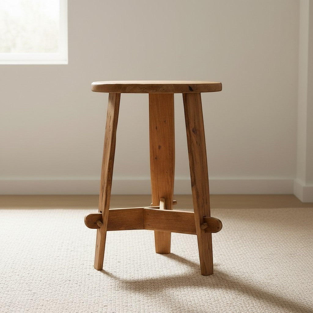 Table d'appoint Rembrandt en teck recyclé
