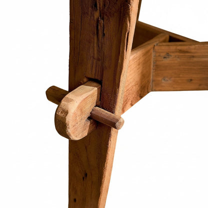 Table d'appoint Rembrandt en teck recyclé