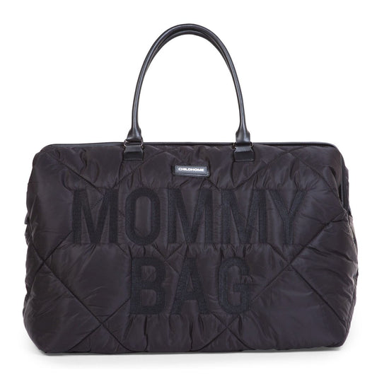 Cloud Comfort Puffer Mommy Bag - Black