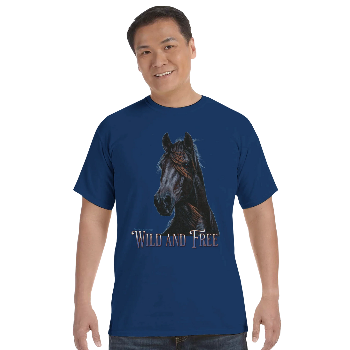Wild and Free Comfort Colors Unisex Tee – 100% Cotton