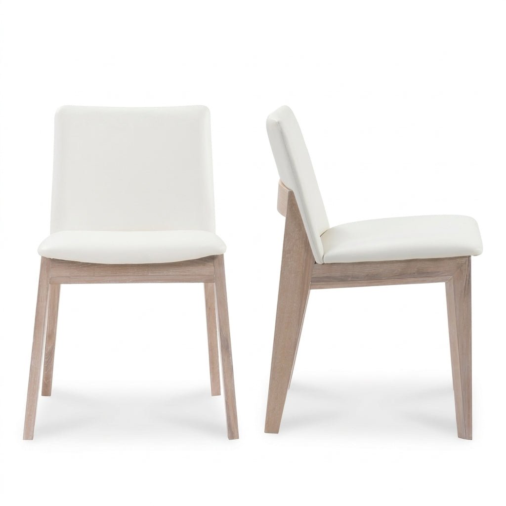 Dalton Dining Chair Cream White (Set of Two)