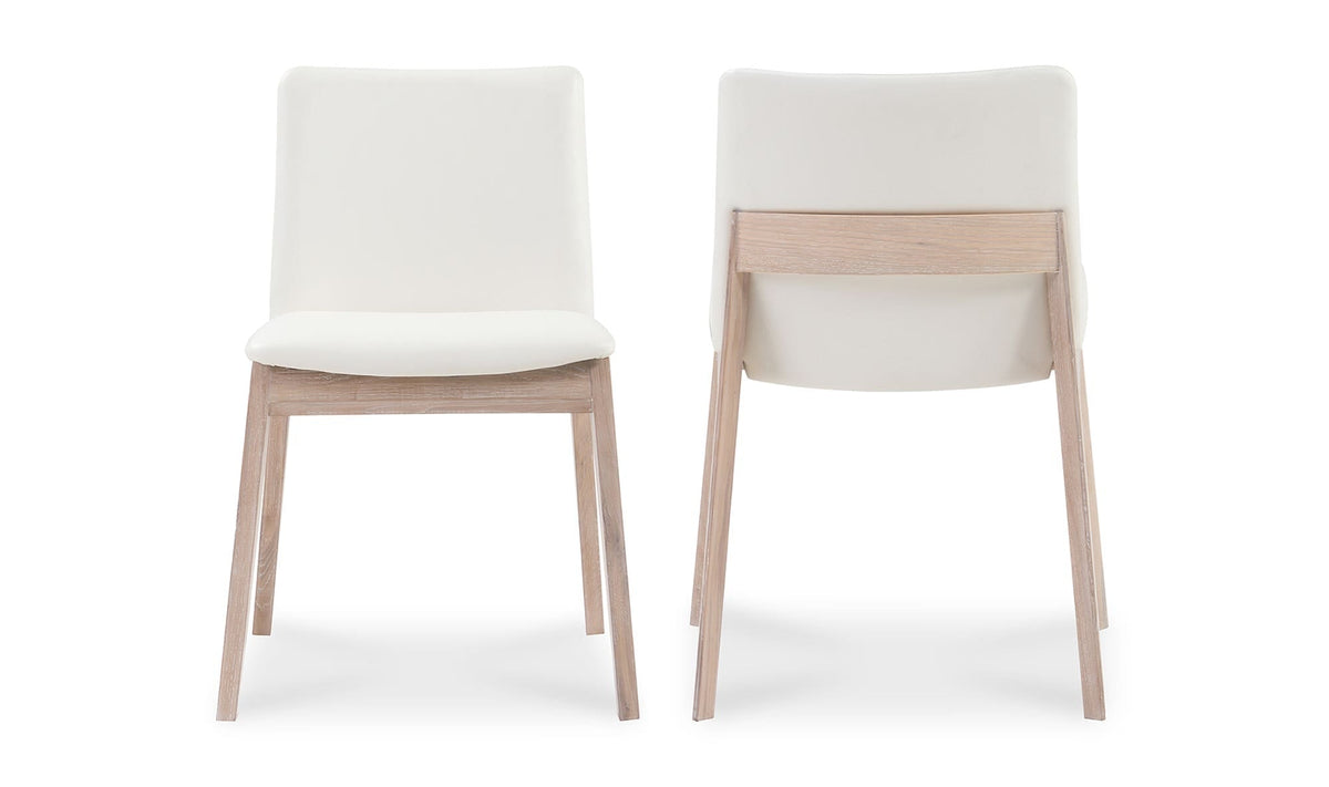 Dalton Dining Chair Cream White (Set of Two)
