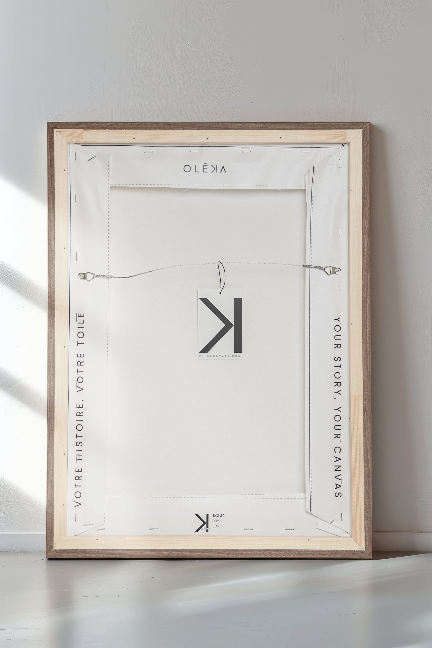 MARCHÉ HIVERNAL III, Oeuvre sur toile étirée