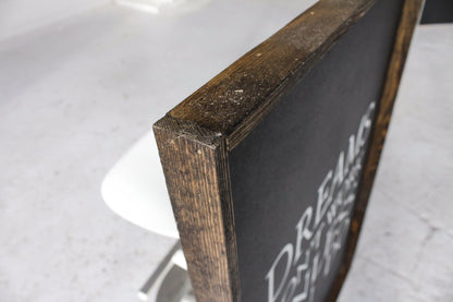 Dreams Don't Work Unless You Do Wood Sign - AURABAGS SHOP