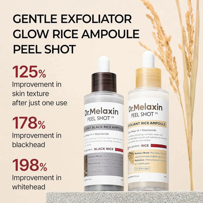 Dr.Melaxin Peel Shot Exfoliating White Rice Ampoule 80ml
