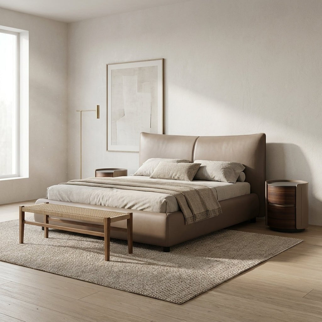 Estoril Half-leather Bed