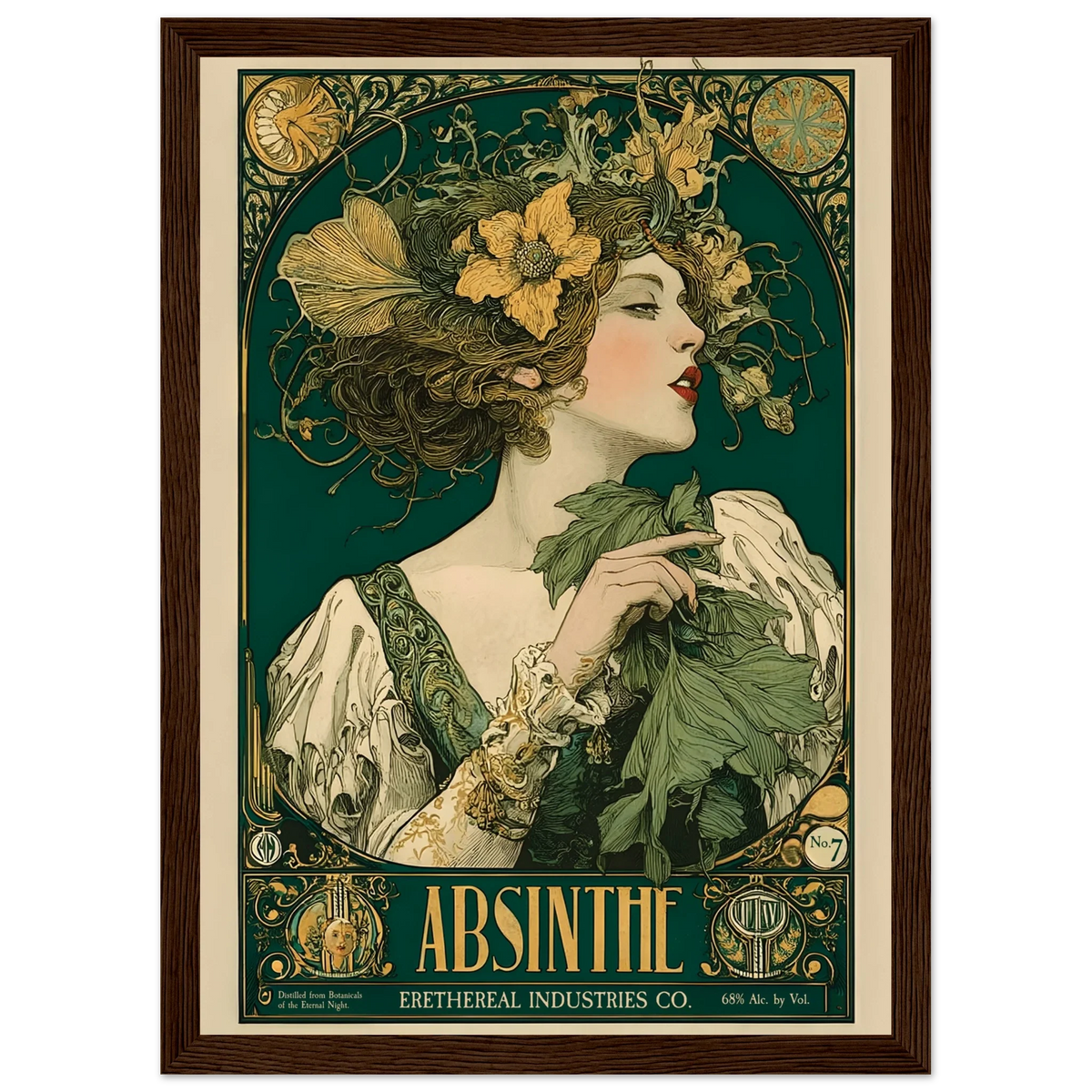 L’Absinthe d’Ombre - Poster & Framed Print