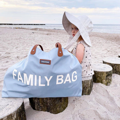 Effortlessly Stylish Grey Family Bag