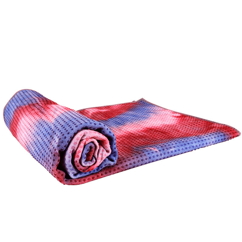 The New Magic Color Yoga Blanket & Towel – Non-Slip Sweat-Absorbent Yoga Mat Cover