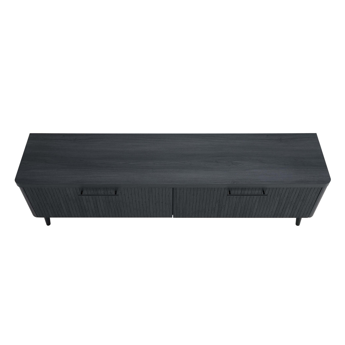 Tempo 69" Fluted TV Stand with 2 Drawers - Multiple Color Options