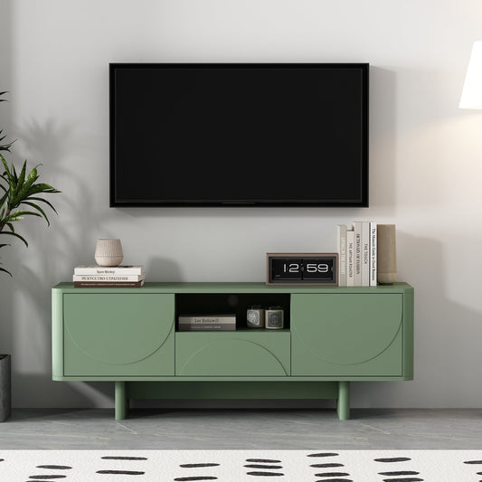 Portico 59" Storage TV Stand - Multiple Color Options