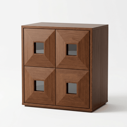 Finn Stackable Walnut Storage