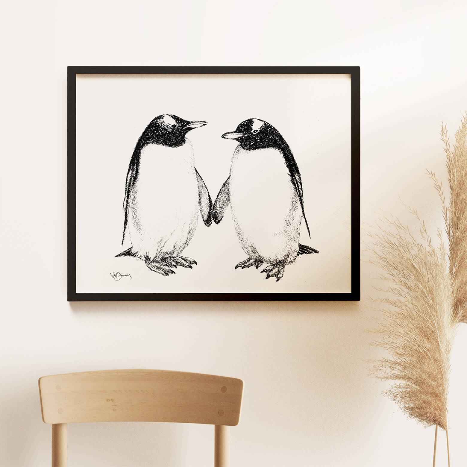 Gentoo Penguins - Print