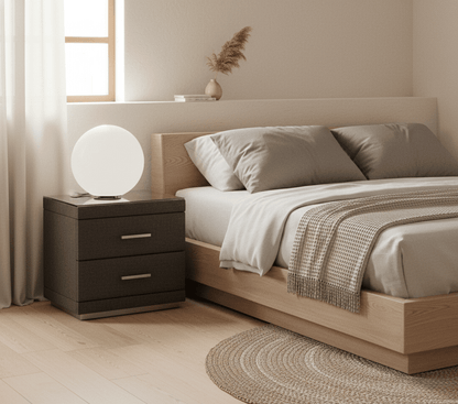 GNS550 Two-Drawer Bedside Table