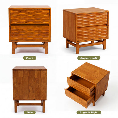Elara Solid Wood Nightstand