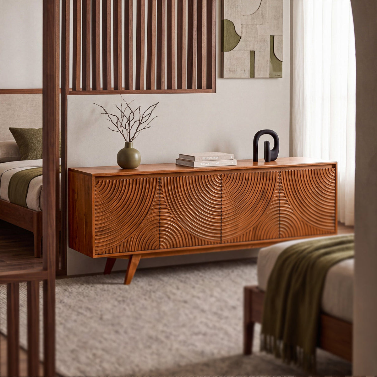 Harmony Solid Wood TV Stand