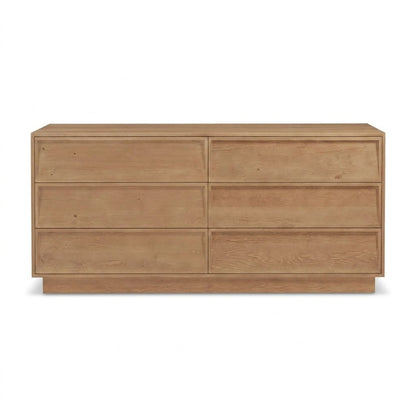 Harlow 6 Drawer Dresser Natural