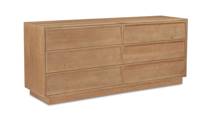 Harlow 6 Drawer Dresser Natural