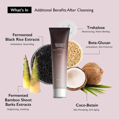 haruharu wonder Black Rice Moisture 5.5 Soft Cleansing Gel 100ml