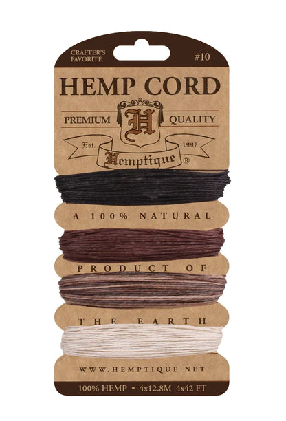 Hemptique #10 Hemp Cord Card Set