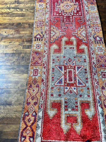 Herki Tribal Runner | 12' 10" x 3' 1"