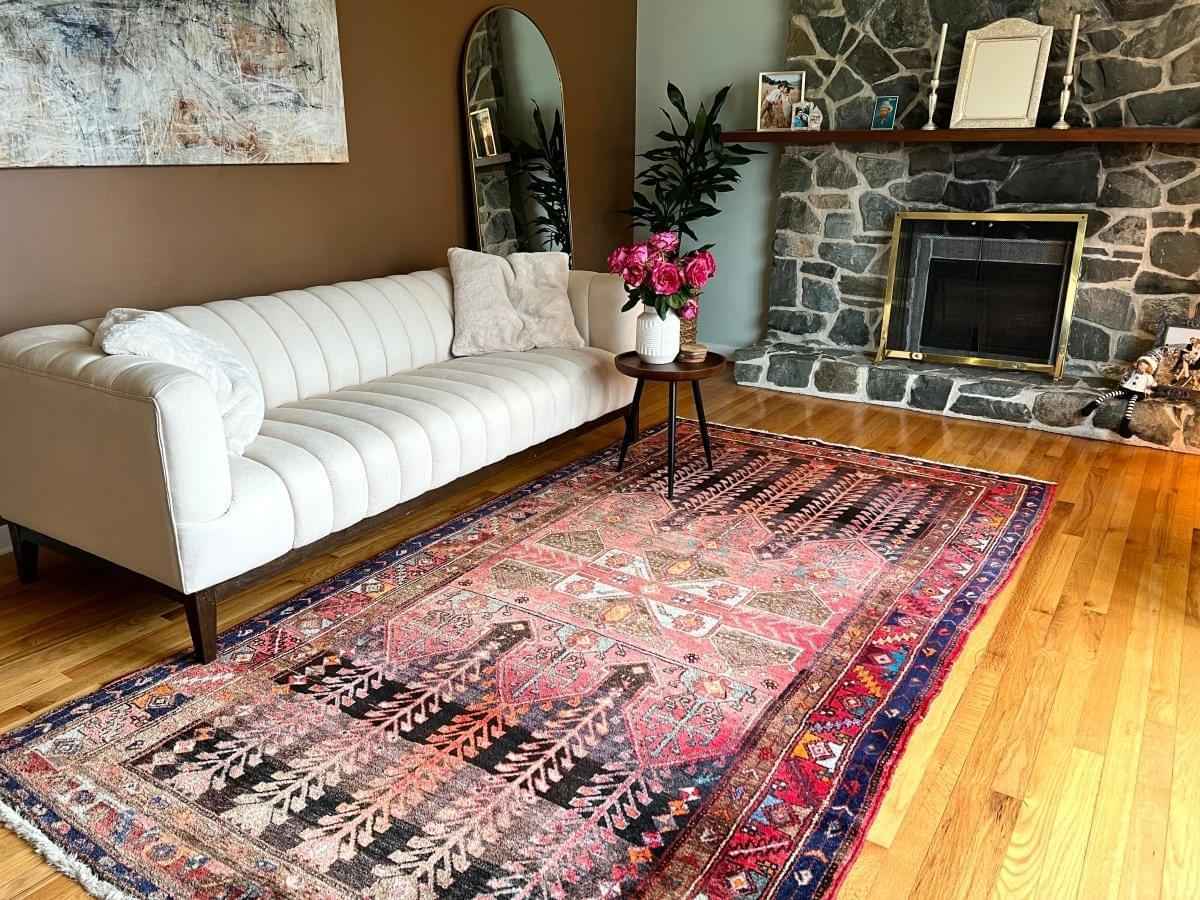 9'8" x 5' 3" | Vintage Kurdish Koliyai Rug