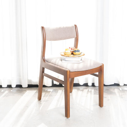 Hobro Natural Rubberwood Dining Chair