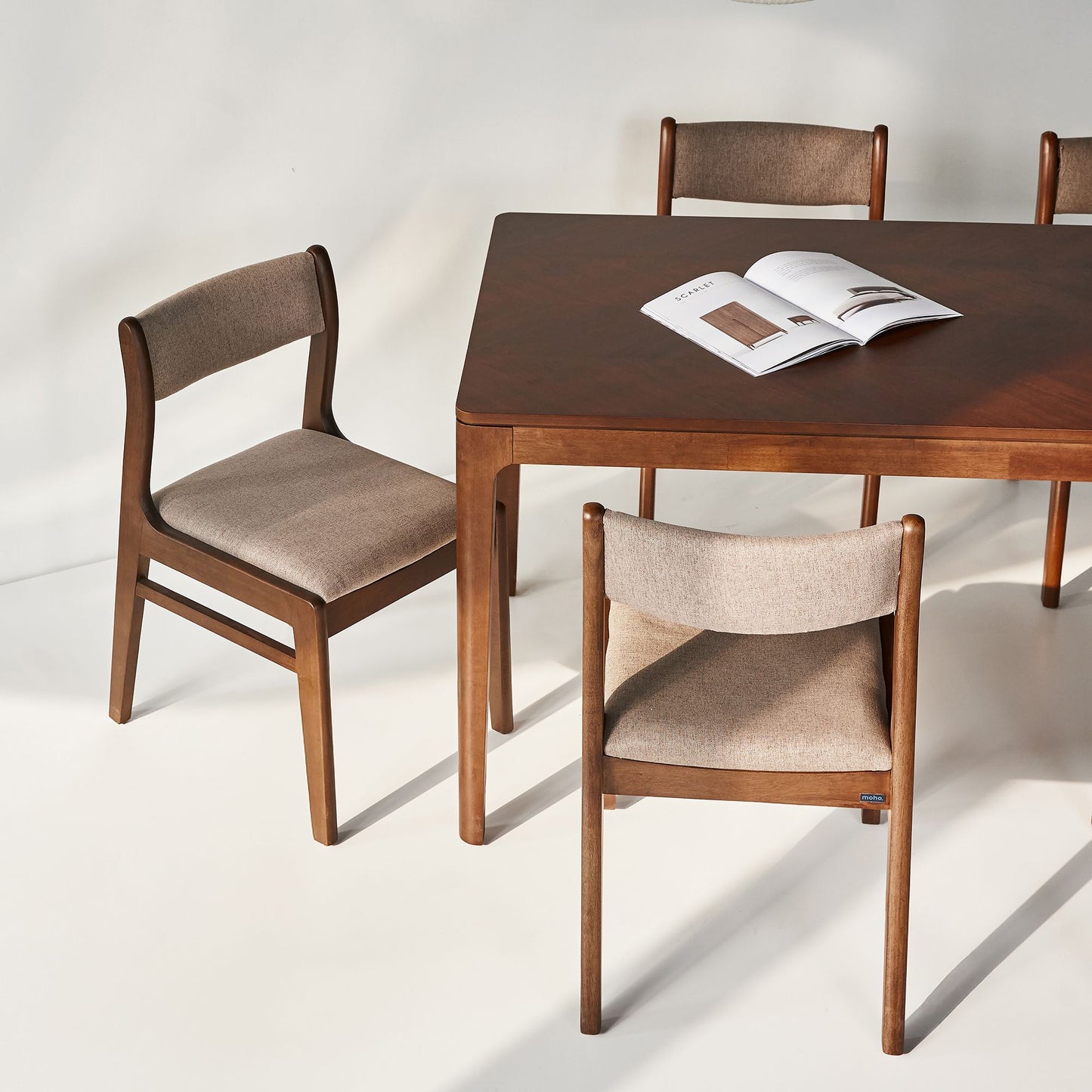 Hobro Natural Rubberwood Dining Chair