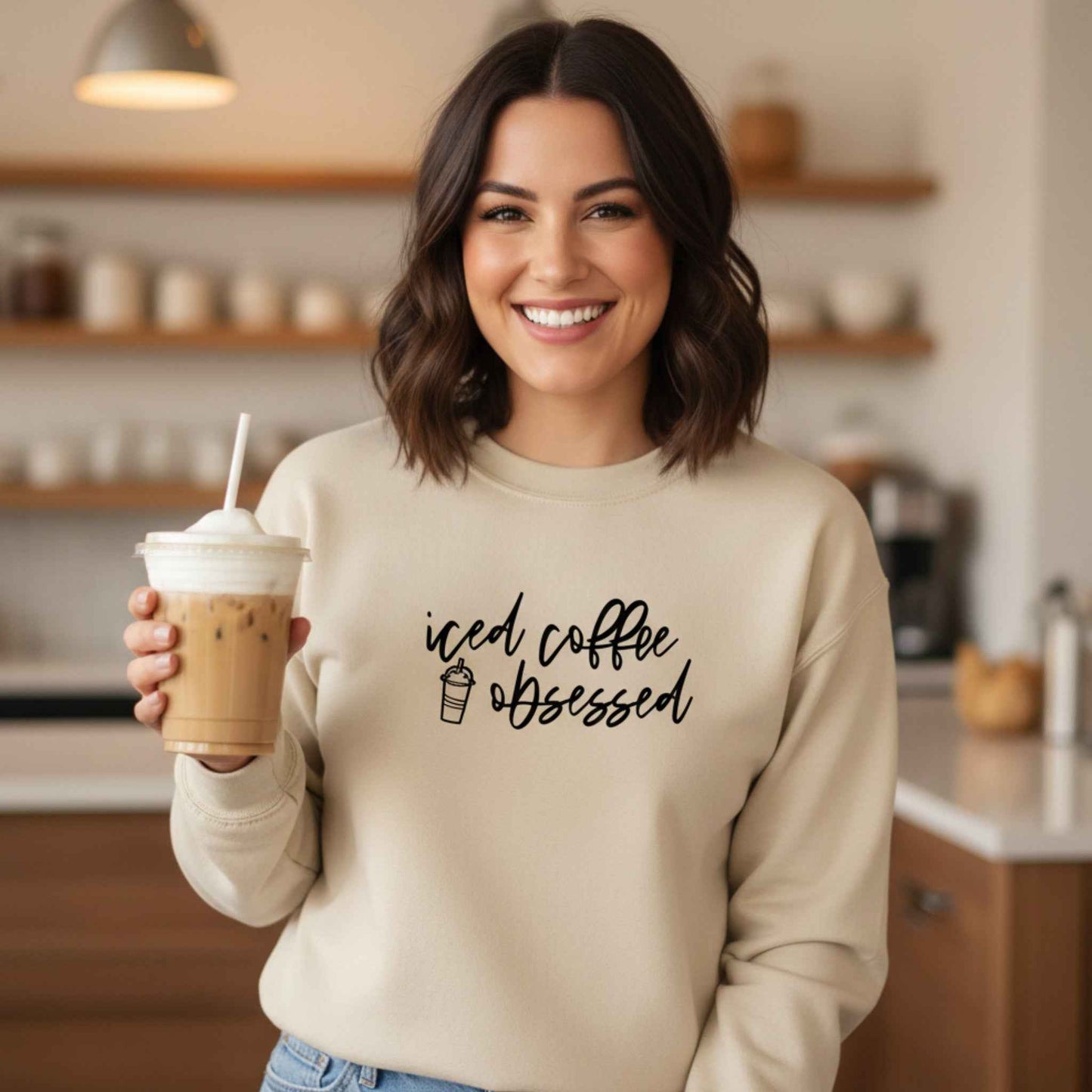 Iced Coffee Obsessed Sweatshirt