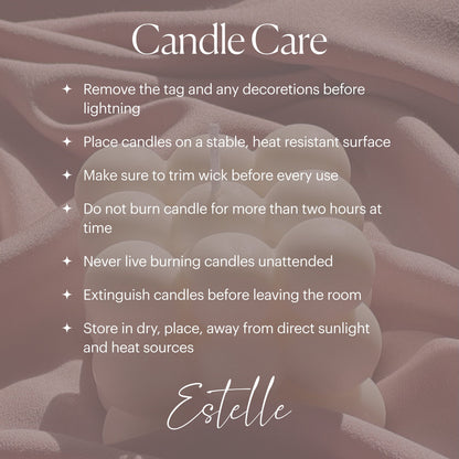 Hand Poured Tulip Soy Wax Candle | Sculptural Home Decor