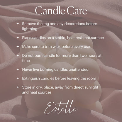 Handmade Hydrangea Soy Wax Candle | Floral Home Decor
