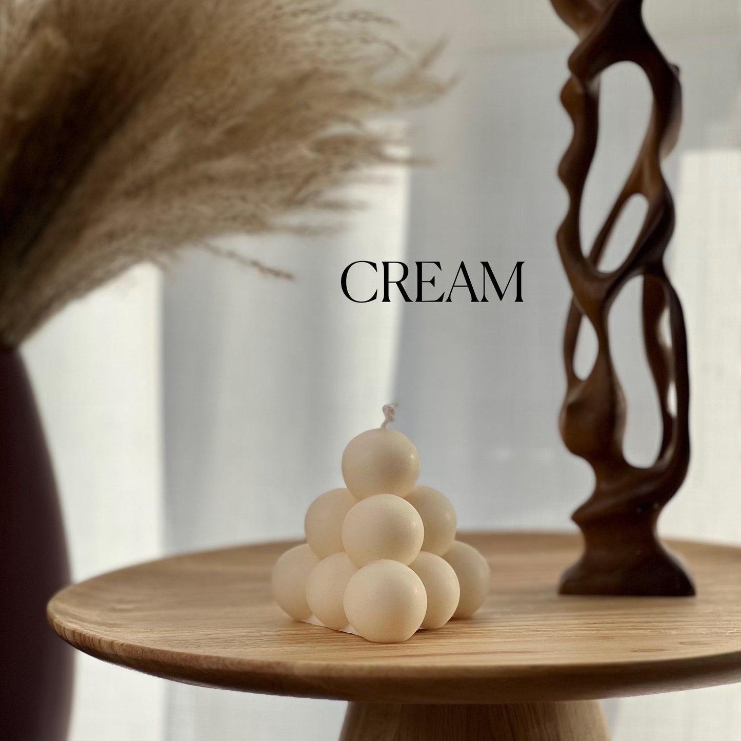 Bubble Pyramid Soy Candle | Home Decor