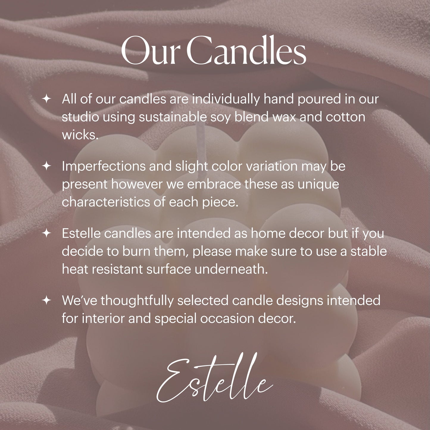 Minimalist Knot Soy Candle: Coffee Table Decor