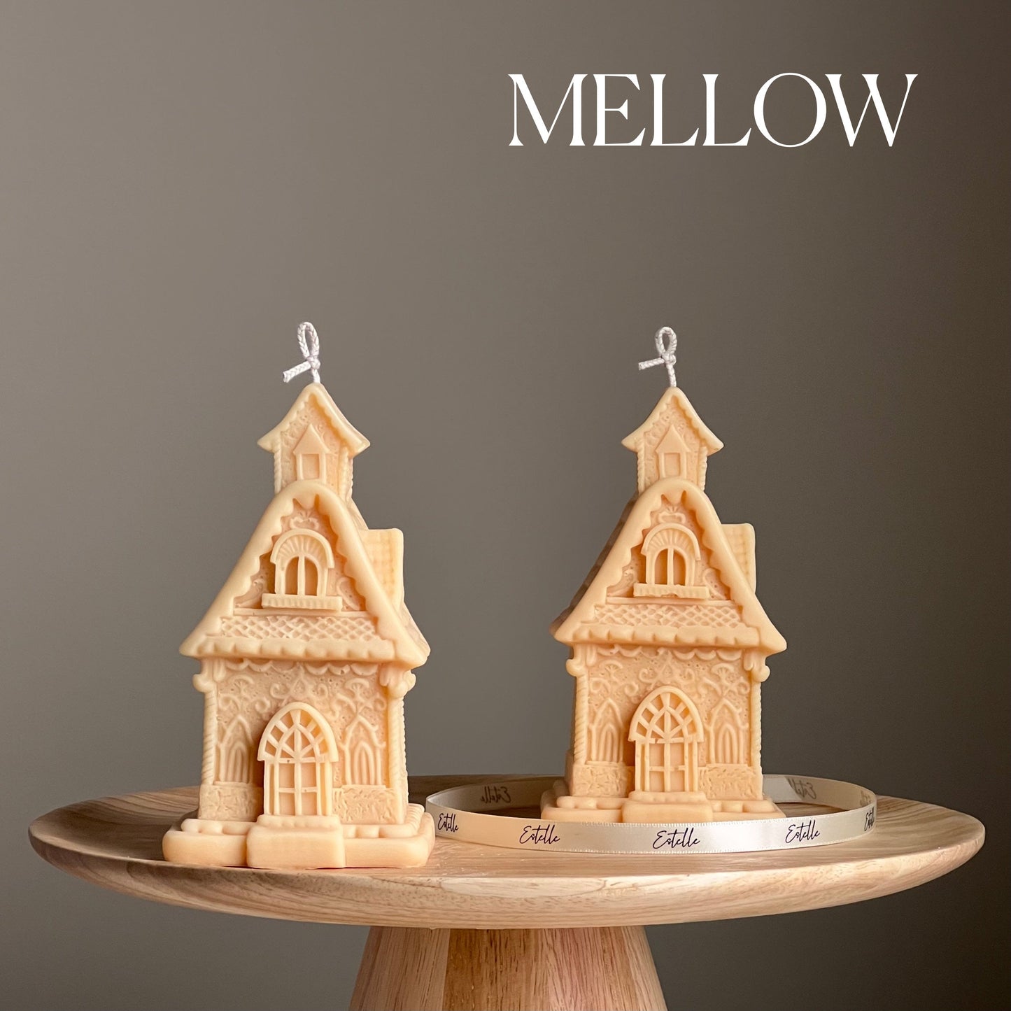 Large House Candle: Hand-Poured Soy Wax Sculptural Candle
