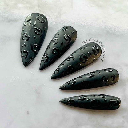 Black on Black: Leopard