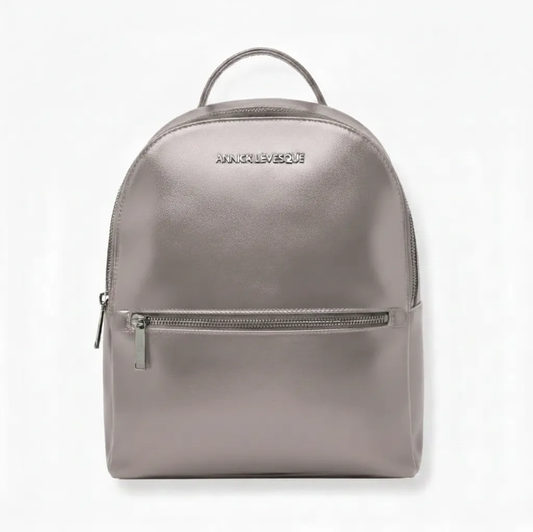 Sac à dos en Cuir véritable Perlé, Eve