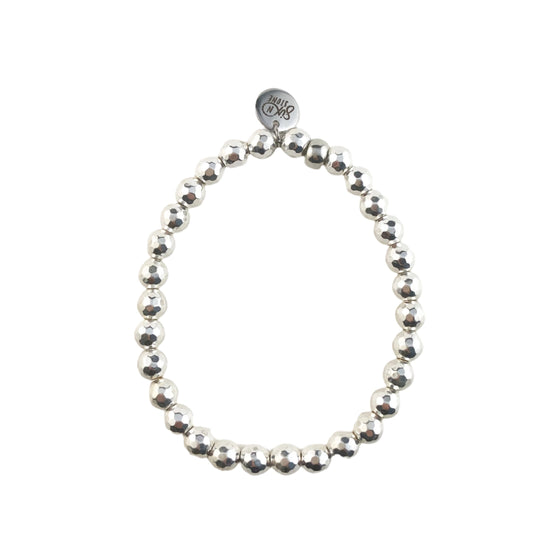 Silver Hematite Bracelet