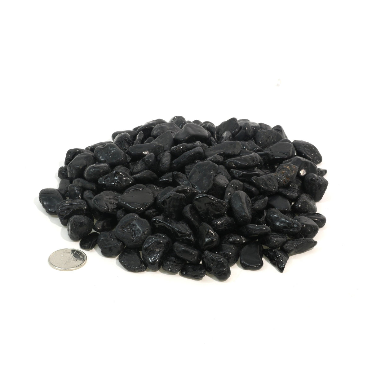 Black Tourmaline A Tumbled Stones